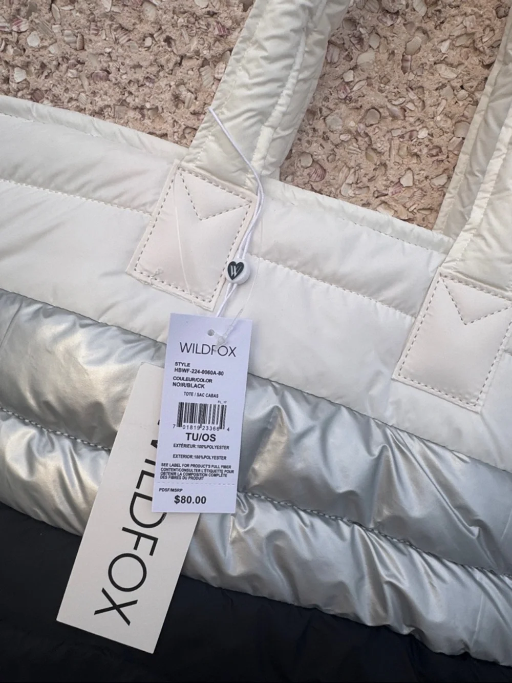 Wildfox Puffer Tote Bag NWT - Picture 5 of 8